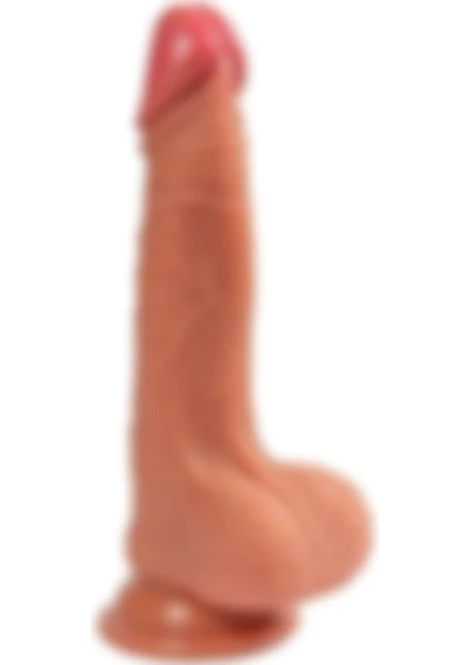 Agor Shop Diego 19,5cm Çift Katmanlı Yapay Penis Dildo