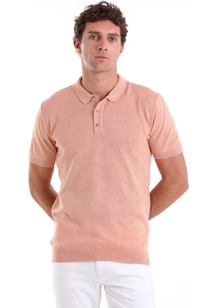 Somon Regular Fit Düz Pamuklu Polo Yaka Triko Tişört modelleri