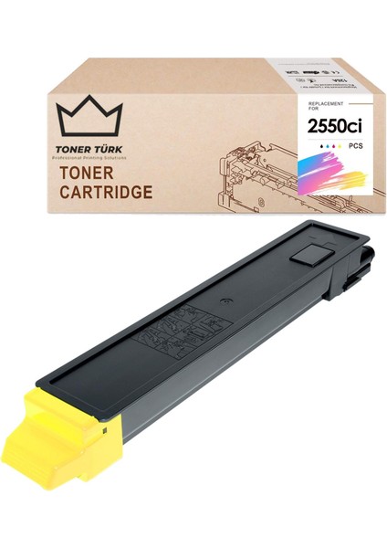 Utax 2550CI Muadil Toner Sarı - 662510016