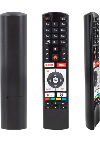 Vestel RC4319 H0362B Netflıx-Youtube Tuşlu Tv Kumanda 30100830 Yazısız