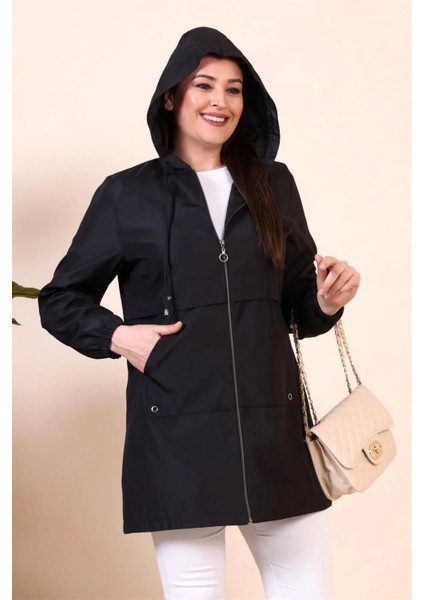 Kadin Büyük Beden Kısa Mevsimlik Trenckot indirimleri