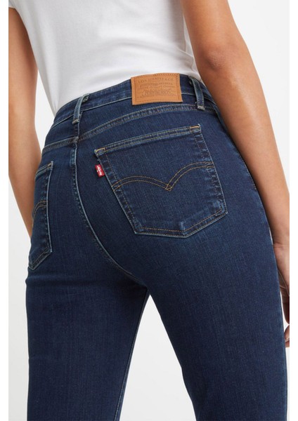721™ High Rise Skinny Kadın Jean Pantolon - Dark Indigo Worn In modelleri
