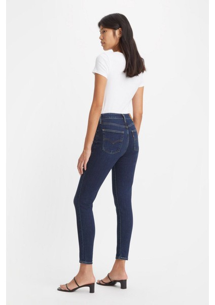 721™ High Rise Skinny Kadın Jean Pantolon - Dark Indigo Worn In fırsatları