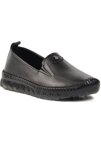 Siyah Içi Dışı Hakiki Deri Kadın Günlük Ayakkabı modelleri