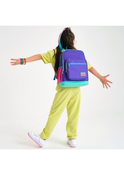 Kids Mor Renk Detaylı 3’lü Okul Çanta Seti SET0123734 fiyatları