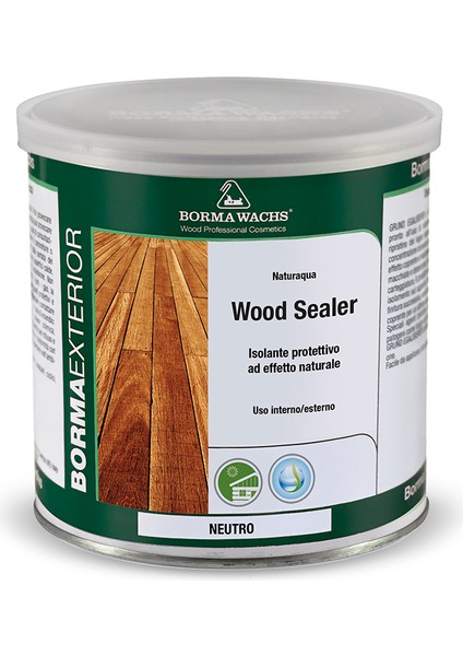 Borma Wachs Naturaqua Wood Sealer - Egzotik Ağaçlar İçin Su Bazlı Astar