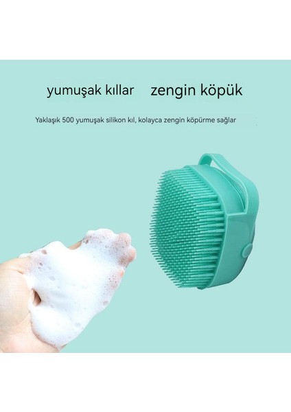 Pet Silikon Banyo Masaj Fırçası Özel Temizlik Artefaktı (Yurt Dışından)