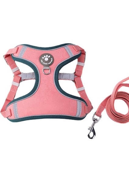 Orta Ila Büyük Köpek Süet Yansıtıcı Koşum (Yurt Dışından)