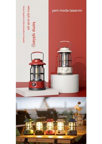 Açık Kamp Çadır Işığı Cob Aydınlatması (Pil Tipi) (Yurt Dışından) fiyatları