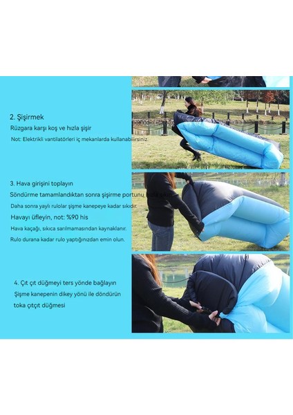 Yastık Şekli Şişme Sofa Açık Çekyat (Yurt Dışından) fırsatları