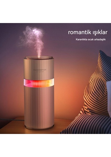 Araba Sessiz Taşınabilir Renkli Işıklar Nemlendirici Hava Püskürtme Nemlendirici (Yurt Dışından) indirimleri