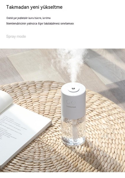 Taşınabilir Şarj Edilebilir Ev Araba USB Büyük Buharlı Nemlendirici (Yurt Dışından) fırsatları