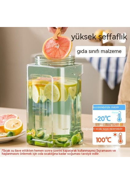 Musluklu Ev Buzdolabı 3.5l Büyük Kapasiteli Çay Suyu Soğuk Su Kovası (Yurt Dışından) modelleri