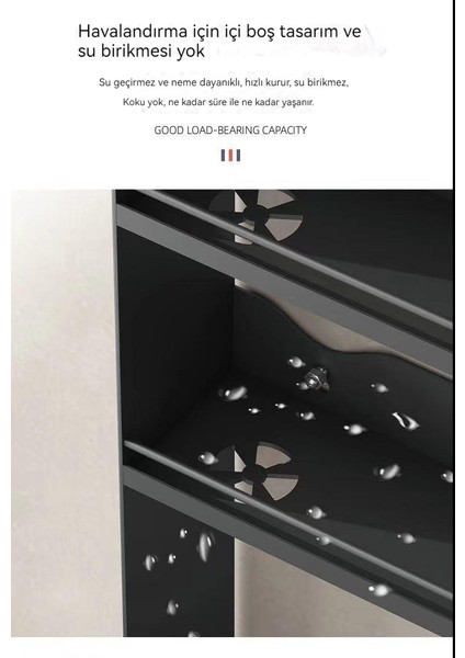 Duvara Monte Üç Katmanlı Banyo Delmeyen Yıkama Depolama Rafı (Yurt Dışından) fırsatları