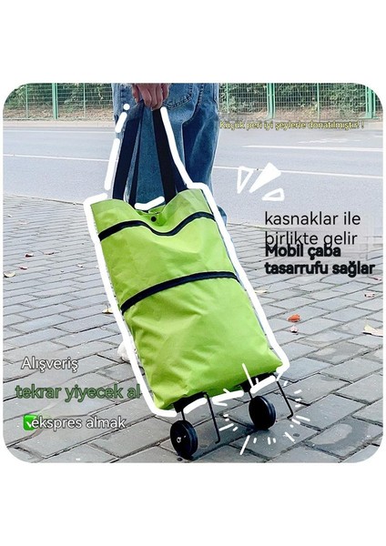 Ev Katlanabilir Taşınabilir Alışveriş Arabası (Yurt Dışından) fiyatları