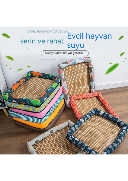 Kedi Yazlık Keten Soğutma Minderi Soğutma Matı (Yurt Dışından) fırsatları