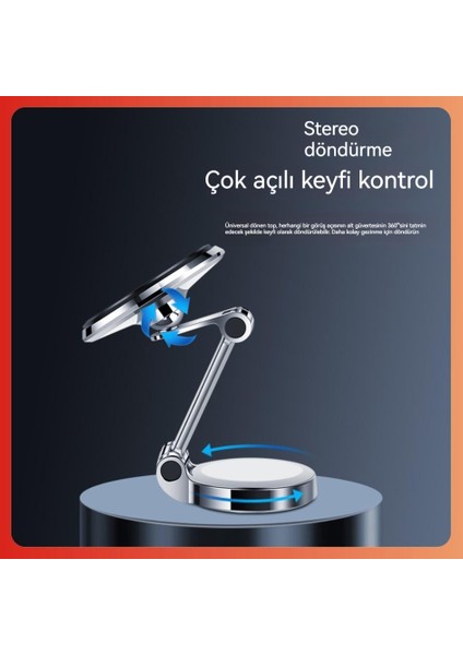 Dönebilir ve Katlanabilir Çok Fonksiyonlu Manyetik Emme Yapışkan Araba Cep Telefonu Tutucu (Yurt Dışından) fiyatları