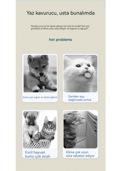 Kedi ve Köpek Evrensel Serin Yuva Yaz Soğutma Buz Pedi (Yurt Dışından) indirimleri