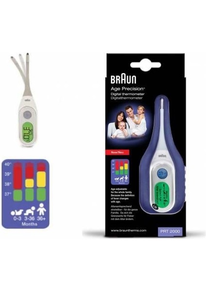 Braun PRT2000 Koltuk Altı Ateş Ölçer modelleri