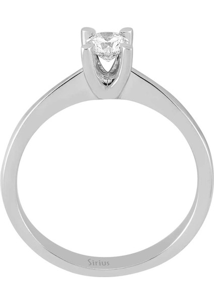F Renk 0,29 Karat Pırlanta Tektaş Yüzük 0417R0149