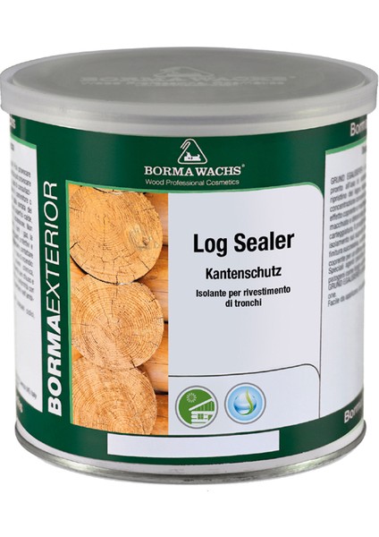 Borma Wachs Log Sealer - Kütük ve Kereste Başları İçin Su Bazlı Izolatör