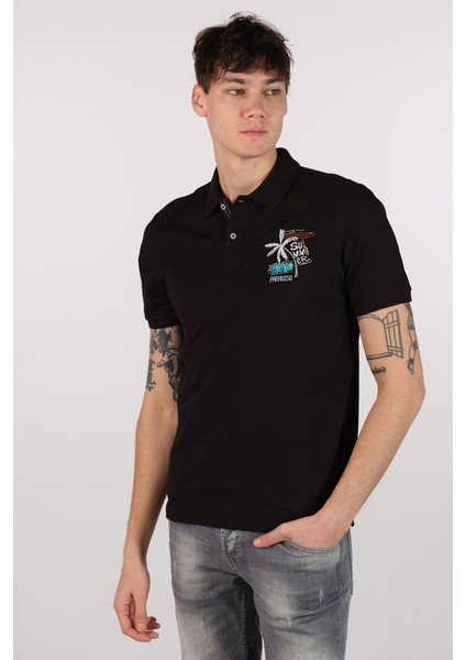 Erkek Büyük Beden Polo Yaka Tişört Y22374869501