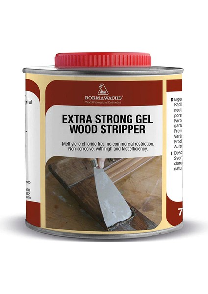 Borma Wachs Extra Strong Wood Stripper Gel - Ekstra Güçlü Jel Boya Sökücü