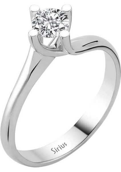 G Renk 0,49 Karat Pırlanta Tektaş Yüzük 0417R0154