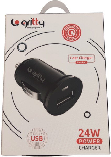 Araç Şarjı 24 W Power Charger