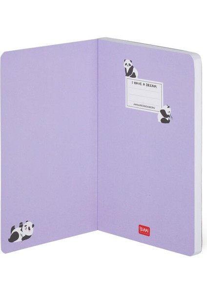 Defter Panda Sert Kapak Yeni Seri