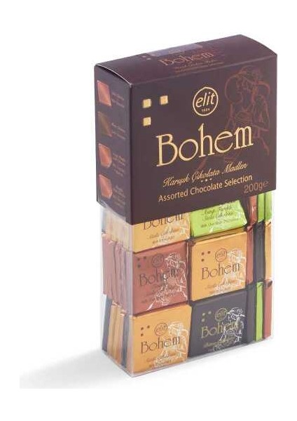 Mutlu Bayramlar 7li Nefis Çikolata ve Şeker Hediye Seti Glutensiz