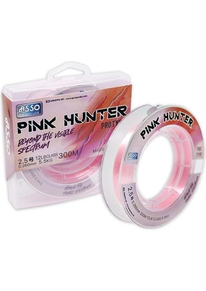 Pink Hunter Surf Fc Coated Visible Line Misina 300 mt