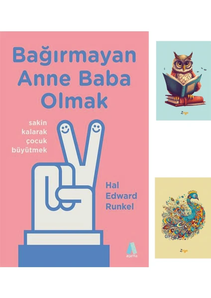 Bağırmayan Anne Baba Olmak - Ebrar Güldemler Not Defterli Seti - Hal Edward Runkel