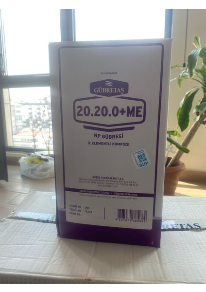 Bahçem 20.20.0+Me - 5kg - Çinko Katkılı Ekim ve Gelişim Için Granül Gübre - Orjinal ve Bandrollü