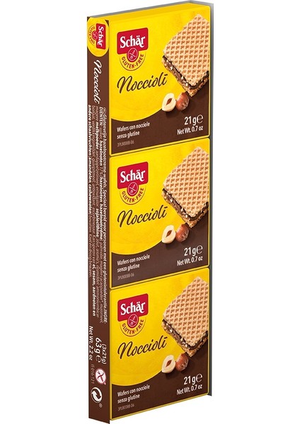 Noccioli (3x21g) Kremalı Fındıklı Gofret (7 ADET)