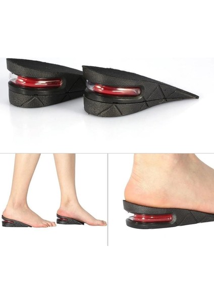 7cm - 5cm Boy Uzatıcı Hava Yastıklı Topuk Yükseltici Tabanlık