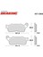 Sinterli Arka Fren Balatası / Honda / Vfr 1200 F Dct / 1200CC / Arka / 2010-2011-2012-2013-2014-2015-2016 2