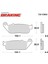Sinterli Ön Fren Balatası / Kymco / Downtown I / 300CC / Ön / 2009-2010-2011-2012-2013-2014-2015-2016-2017 2