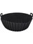 Yanmaz Yapışmaz Silikon Kulplu Airfryer Kalıbı 22 Cm Siyah – Thn75822 3
