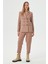 Kadın Camel Düğme Deteylı Boyfriend Blazer Ceket 1