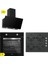 BO6501B01 - CS5335B01 - 3457 Soho 60 Siyah Cam Ankastre Set 1