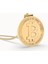 18 Ayar Altın Kaplama Bitcoin Ayarlanabilir Kolye 4