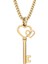 18 Ayar Altın Kaplama Love Key Kolye 1