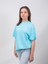 Jean Pıaré Oversızed Tee JPSW2023 Turkuaz 2