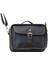 Erkek Messenger Çanta Crazy Horse Deri Vintage Tote Satchel Çanta (Yurt Dışından) 1