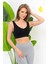 Kadın Modal Crop Top Büstiyer Toparlayıcı Seamless Dikişsiz Kalın Askılı Örme Bustiyer 2