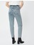 Yüksek Bel Kot Pantolon Hafif Dar Paça - Mom Jeans 4