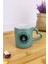 Porselen Mini Kupa Espresso Fincanı 7 Cm Yeşil - HLT-47 1