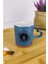 Porselen Mini Kupa Espresso Fincanı 7 cm Mavi - Hlt-47 1