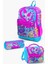 Kids Mavi Pembe Flamingo Desenli 3’lü Okul Çanta Seti SET0123730 1